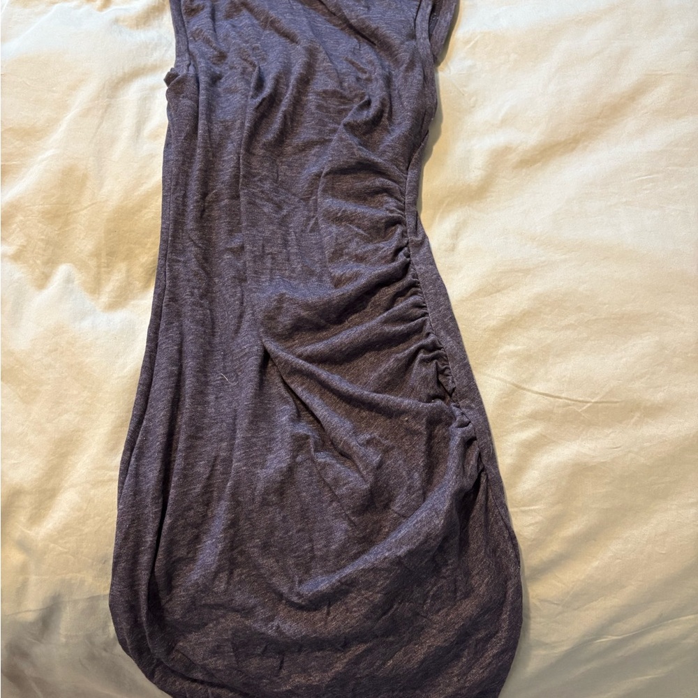 Leith Heather Gray Blue Dress